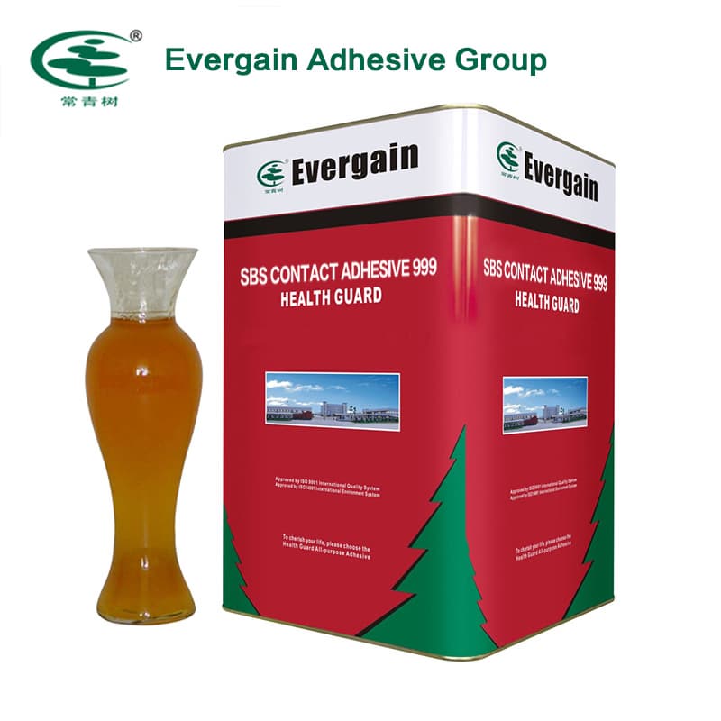 Evergain ISO 9001solvent based SBS contact adhesive for mult